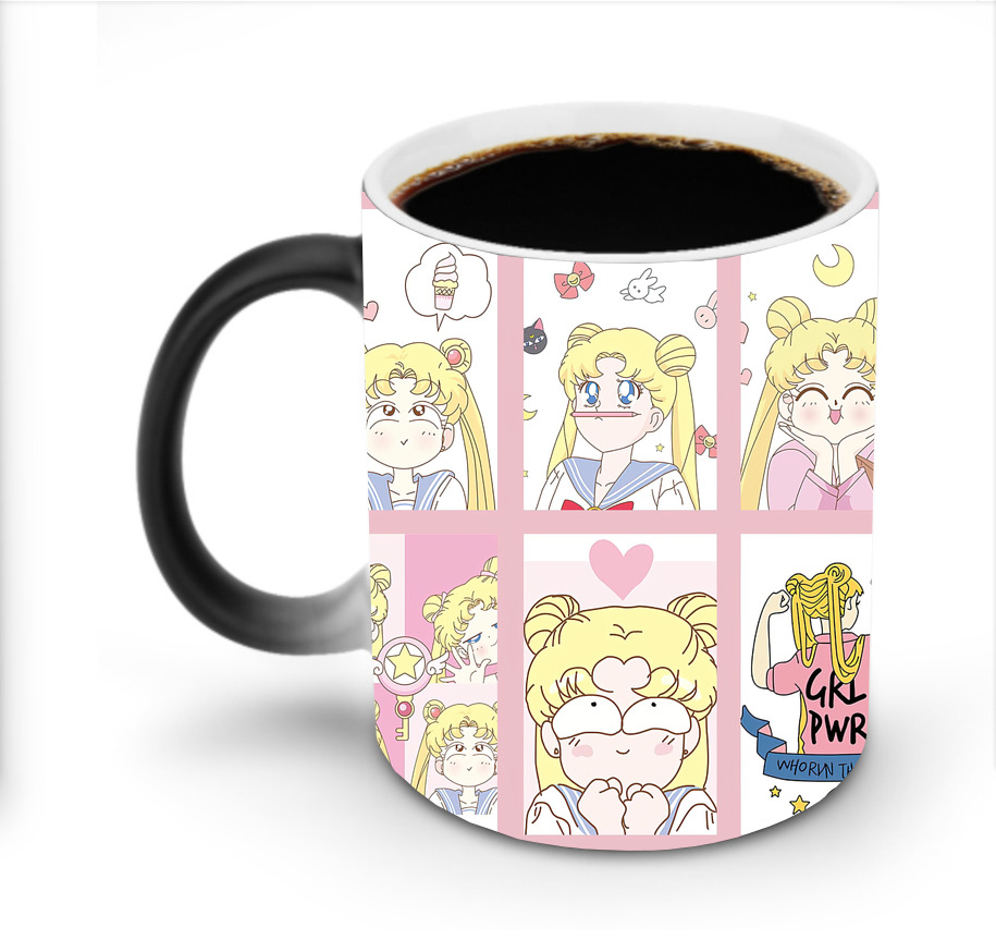 （画像用） 美少女戦士セーラームーン Sailor Moon 温度変色マグカップ