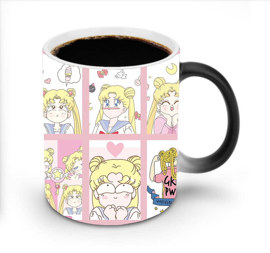 （画像用） 美少女戦士セーラームーン Sailor Moon 温度変色マグカップ