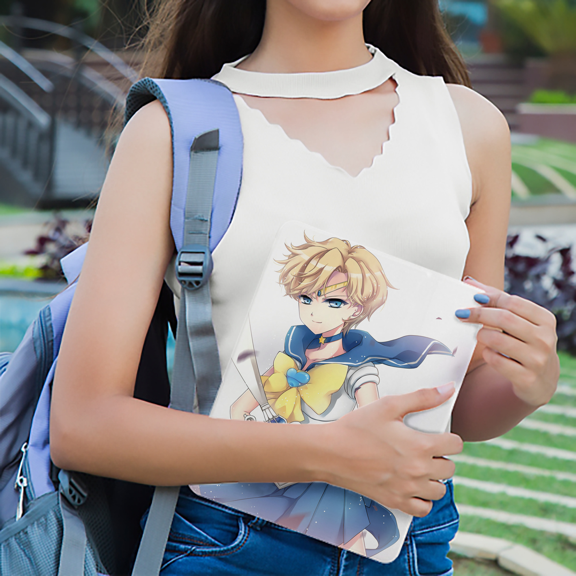 美少女戦士セーラームーン Sailor Moon IPad ケース ブック型 PUレザー TPU 耐衝撃 軽量 薄型 ペン収納なし 全面保護 IPad 各モデル対応