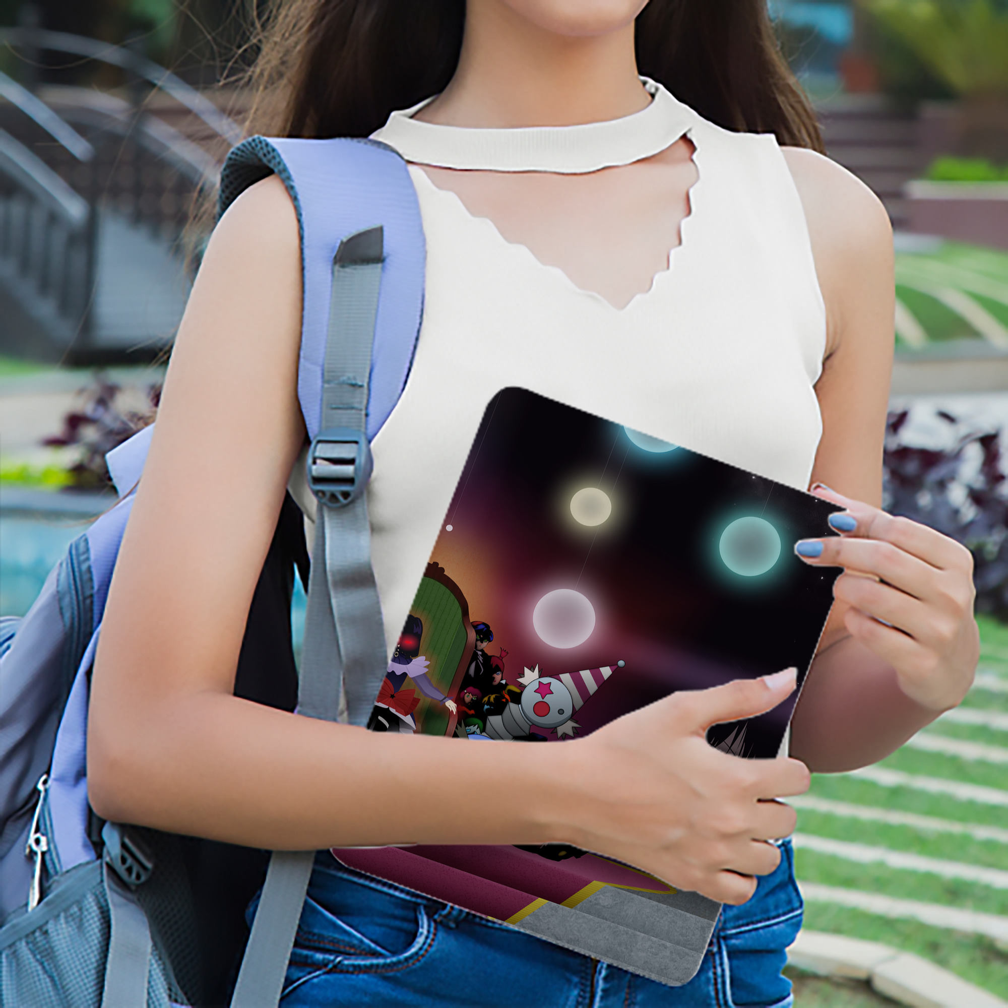 美少女戦士セーラームーン Sailor Moon IPad ケース ブック型 PUレザー TPU 耐衝撃 軽量 薄型 ペン収納なし 全面保護 IPad 各モデル対応