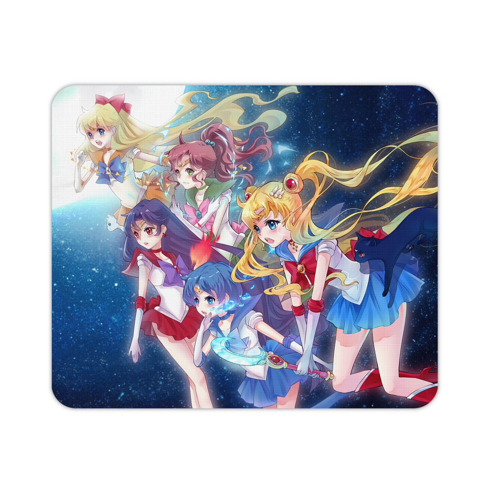 （画像用） 美少女戦士セーラームーン Sailor Moon マウスパッド ステッチ加工 ラバー素材 防水 滑り止め 超薄型 ゲーミング/オフィス対応