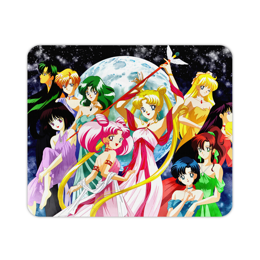 （画像用） 美少女戦士セーラームーン Sailor Moon マウスパッド ステッチ加工 ラバー素材 防水 滑り止め 超薄型 ゲーミング/オフィス対応