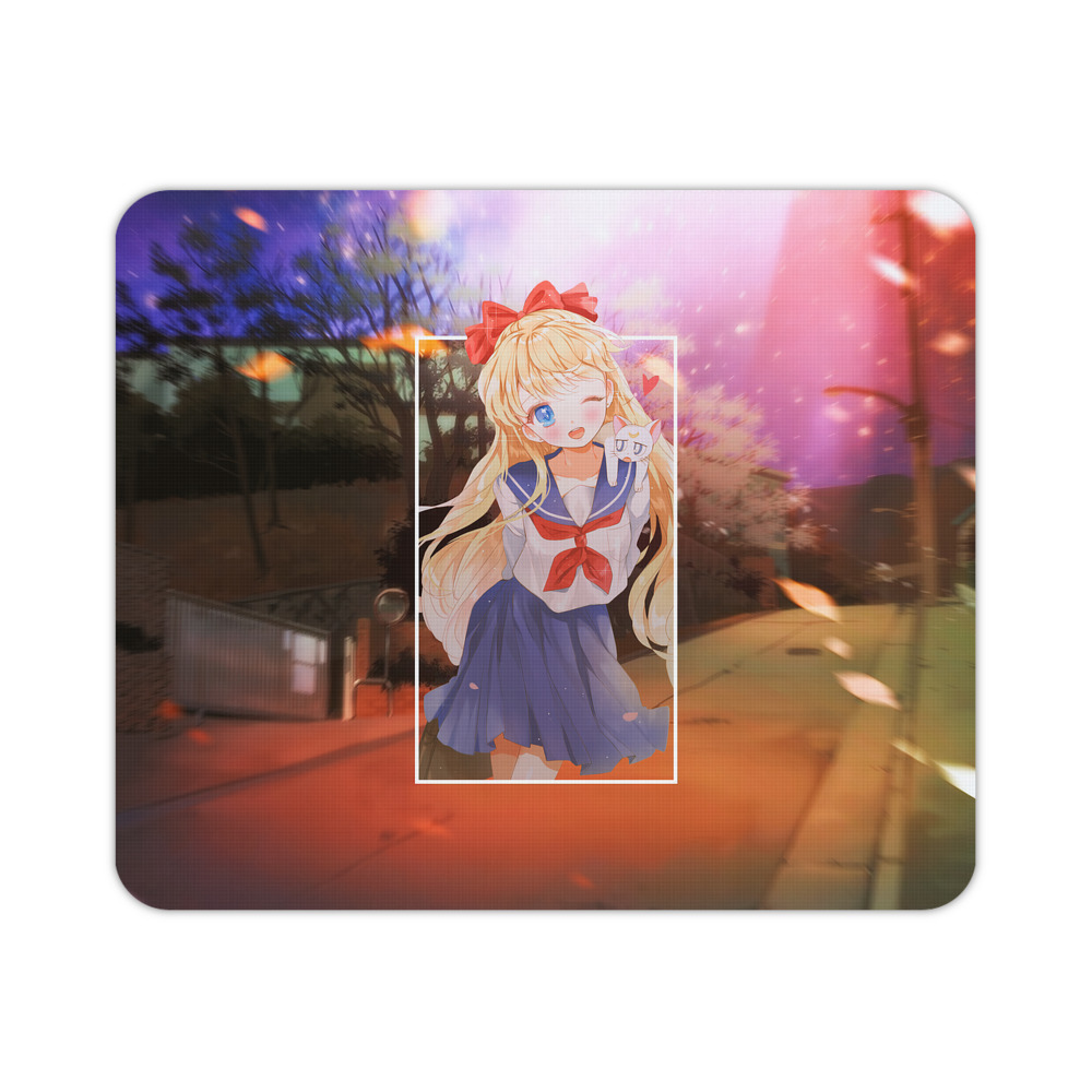 （画像用） 美少女戦士セーラームーン Sailor Moon マウスパッド ステッチ加工 ラバー素材 防水 滑り止め 超薄型 ゲーミング/オフィス対応