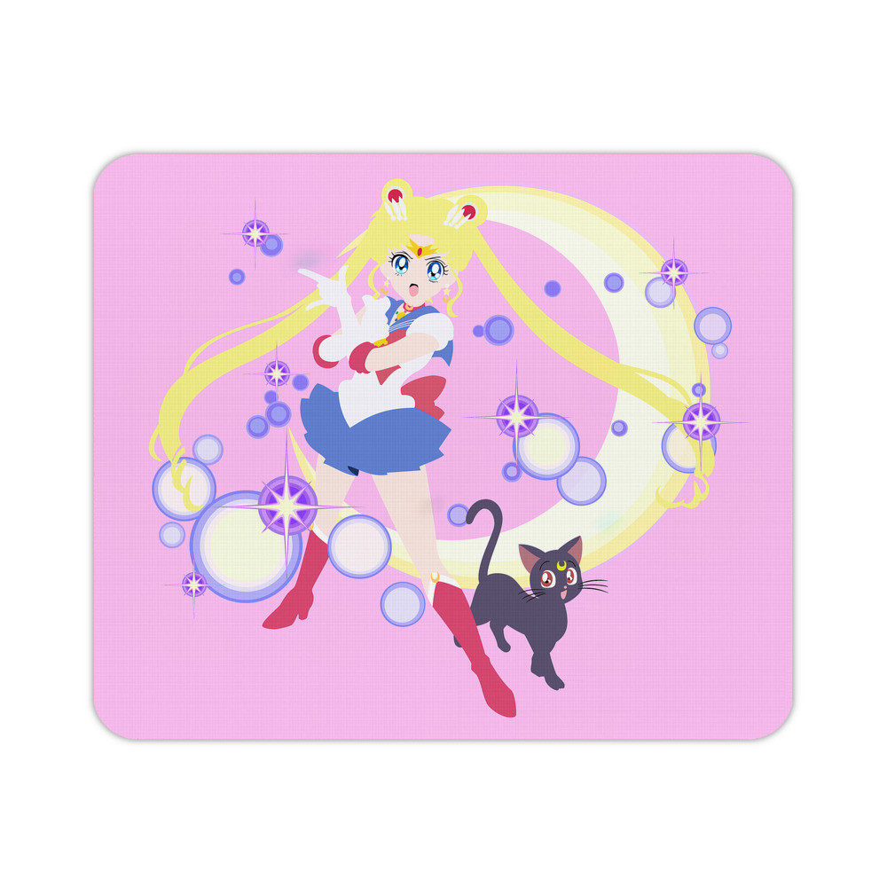 （画像用） 美少女戦士セーラームーン Sailor Moon マウスパッド ステッチ加工 ラバー素材 防水 滑り止め 超薄型 ゲーミング/オフィス対応