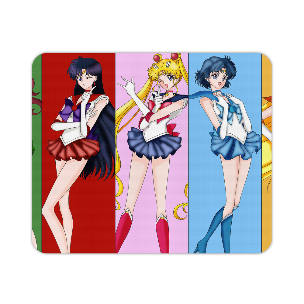 （画像用） 美少女戦士セーラームーン Sailor Moon マウスパッド ステッチ加工 ラバー素材 防水 滑り止め 超薄型 ゲーミング/オフィス対応