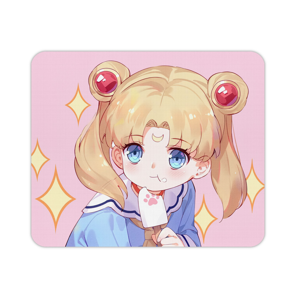 （画像用） 美少女戦士セーラームーン Sailor Moon マウスパッド ステッチ加工 ラバー素材 防水 滑り止め 超薄型 ゲーミング/オフィス対応