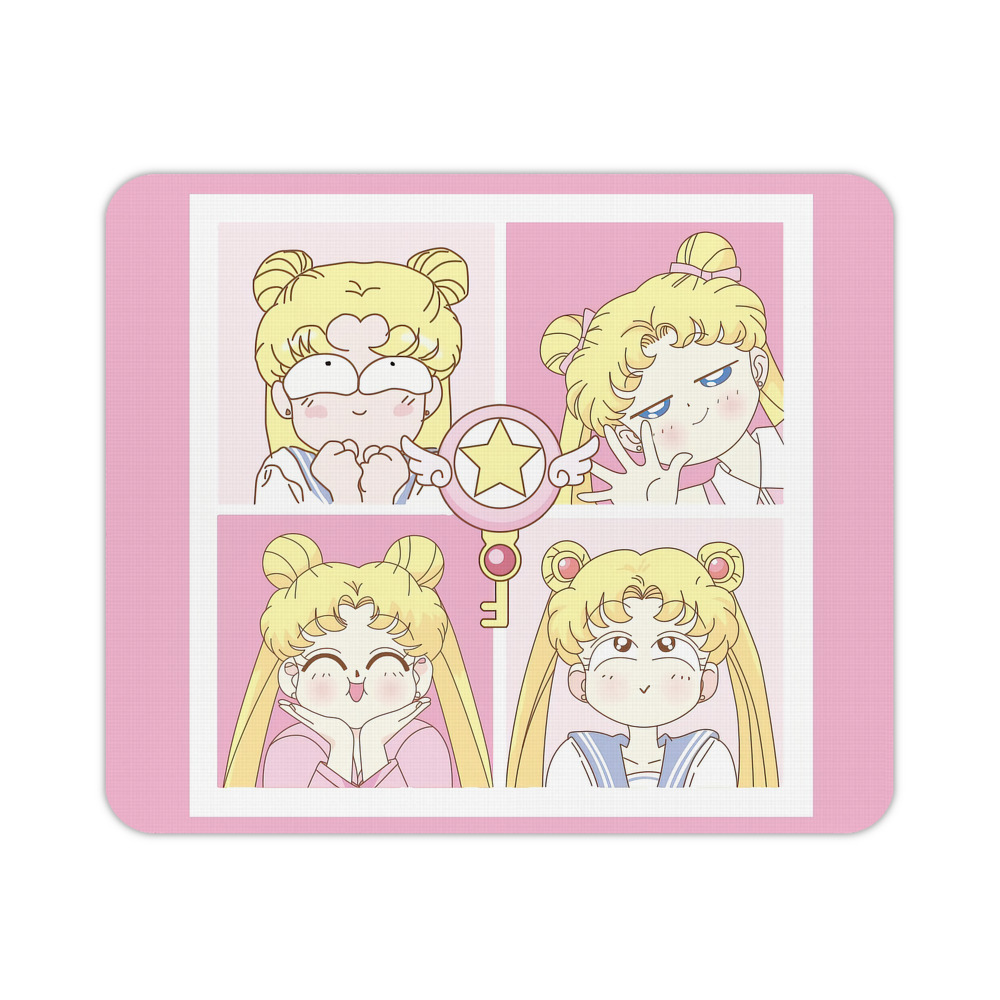 （画像用） 美少女戦士セーラームーン Sailor Moon マウスパッド ステッチ加工 ラバー素材 防水 滑り止め 超薄型 ゲーミング/オフィス対応