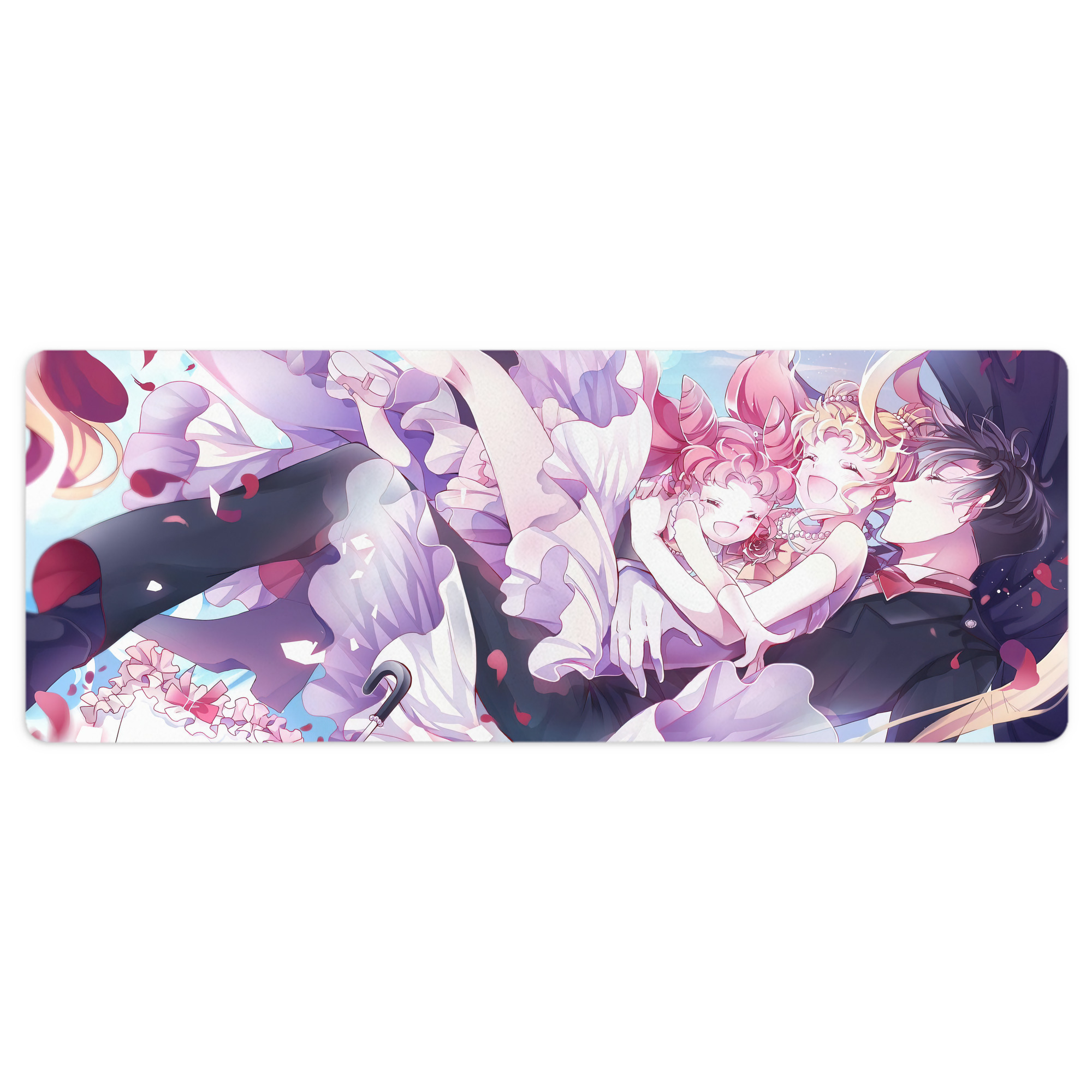 （画像用） 美少女戦士セーラームーン Sailor Moon ステッチ加工 大判デスクマット／滑り止めマウスパッド