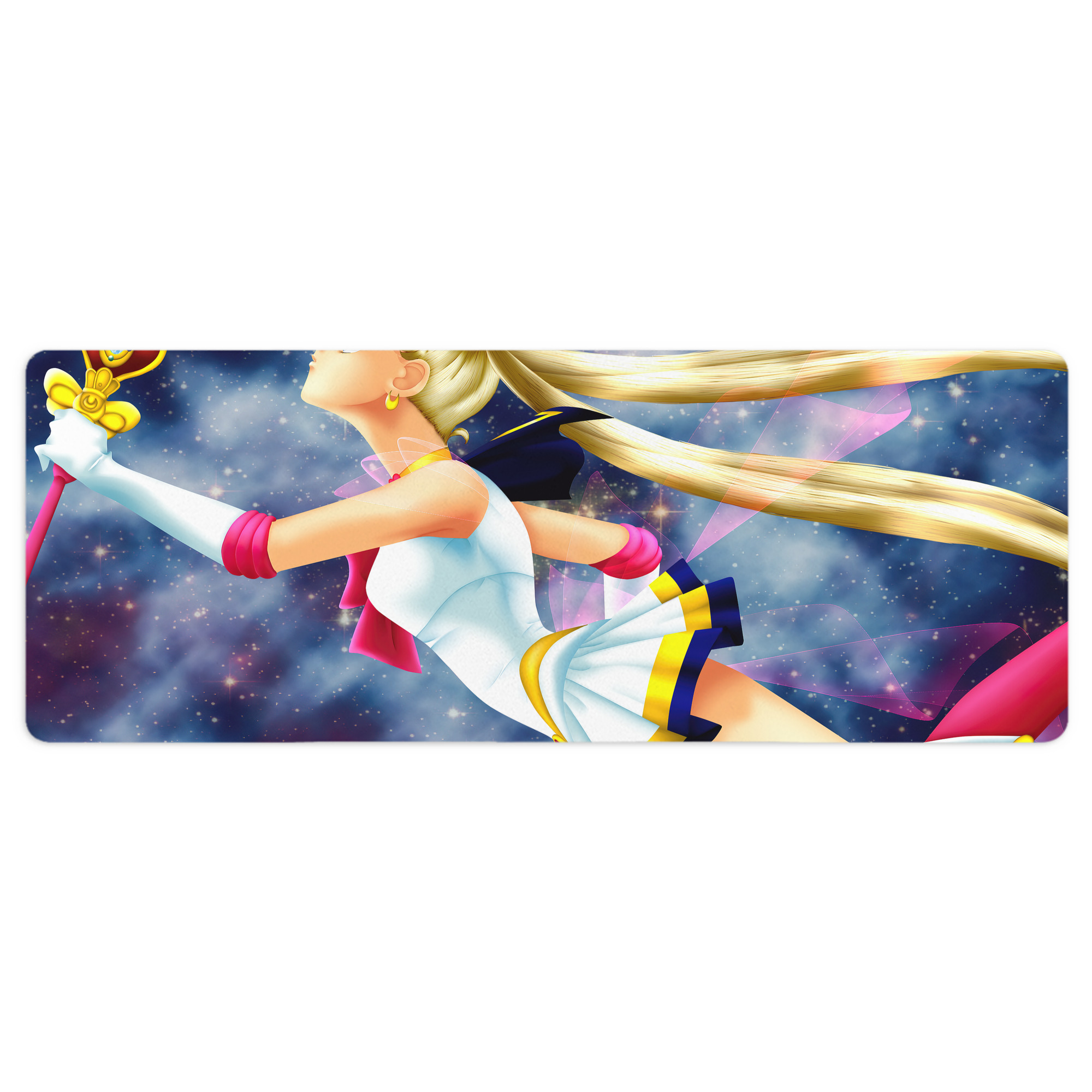 （画像用） 美少女戦士セーラームーン Sailor Moon ステッチ加工 大判デスクマット／滑り止めマウスパッド