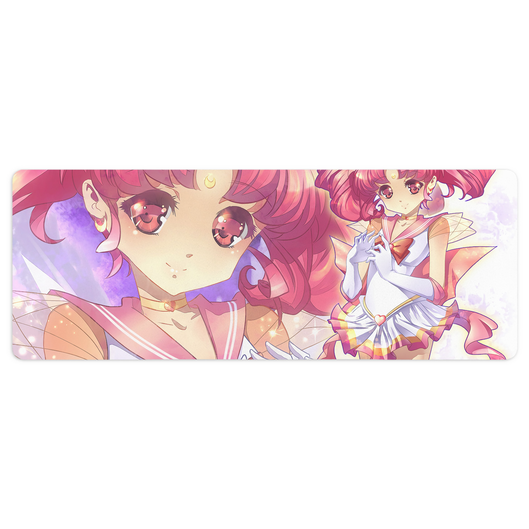 （画像用） 美少女戦士セーラームーン Sailor Moon ステッチ加工 大判デスクマット／滑り止めマウスパッド