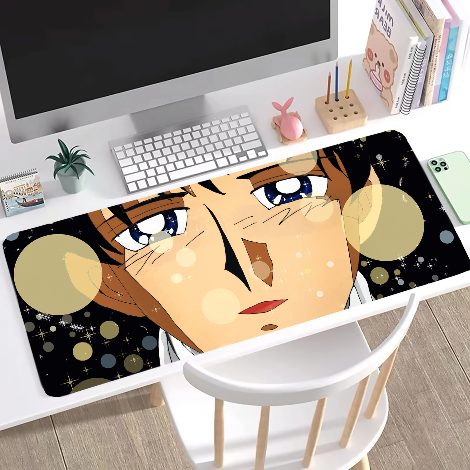 （画像用） 美少女戦士セーラームーン Sailor Moon ステッチ加工 大判デスクマット／滑り止めマウスパッド
