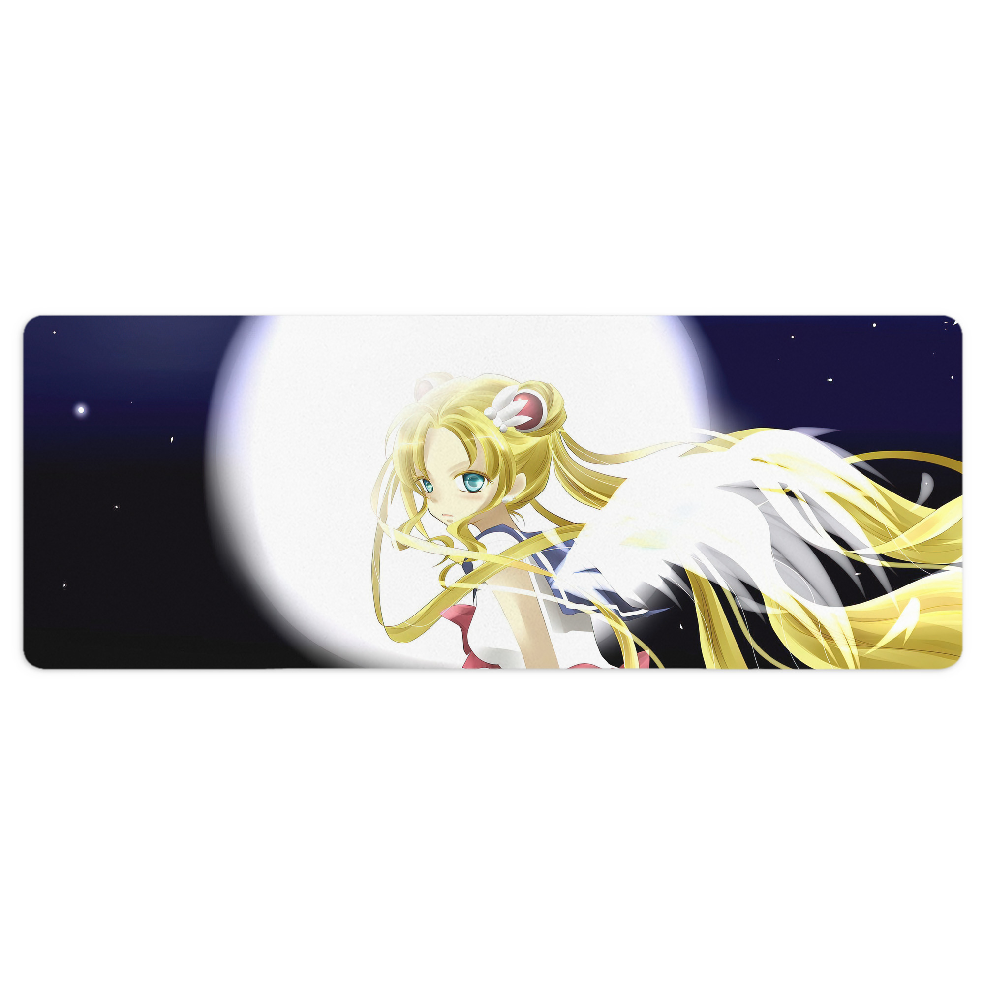 （画像用） 美少女戦士セーラームーン Sailor Moon ステッチ加工 大判デスクマット／滑り止めマウスパッド