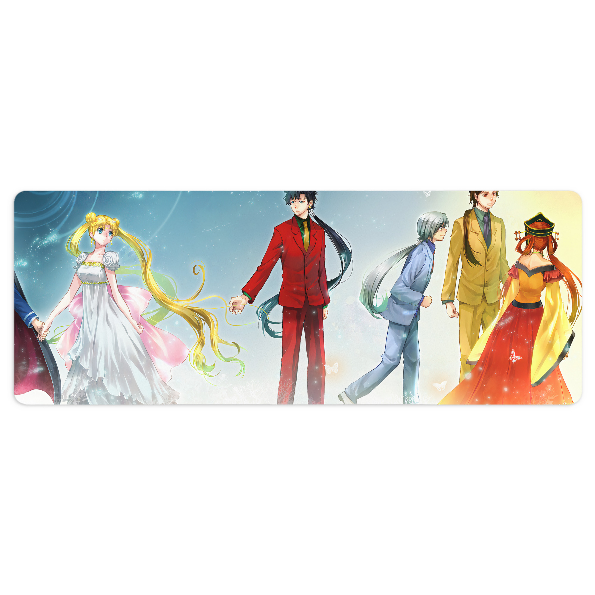 （画像用） 美少女戦士セーラームーン Sailor Moon ステッチ加工 大判デスクマット／滑り止めマウスパッド