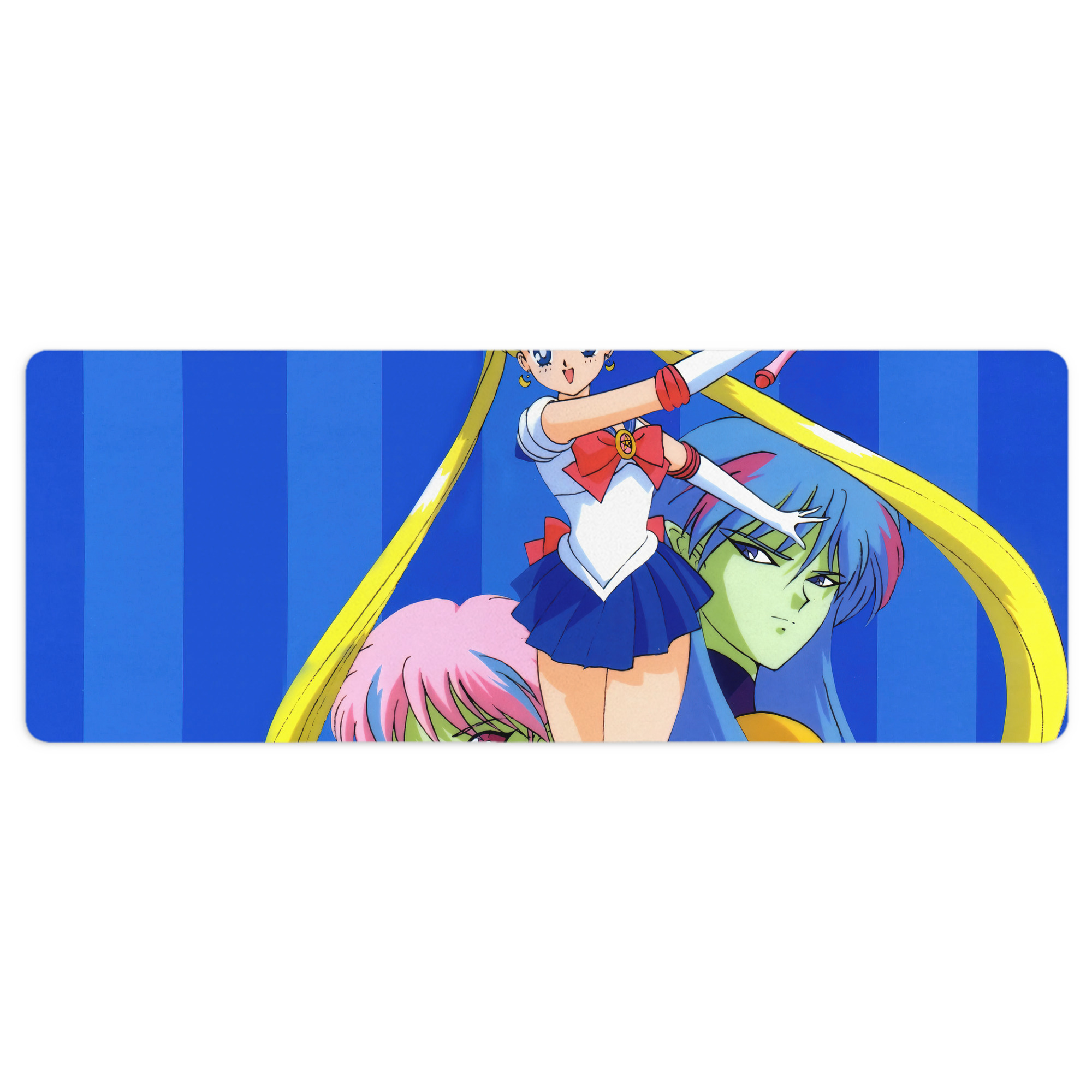 （画像用） 美少女戦士セーラームーン Sailor Moon ステッチ加工 大判デスクマット／滑り止めマウスパッド