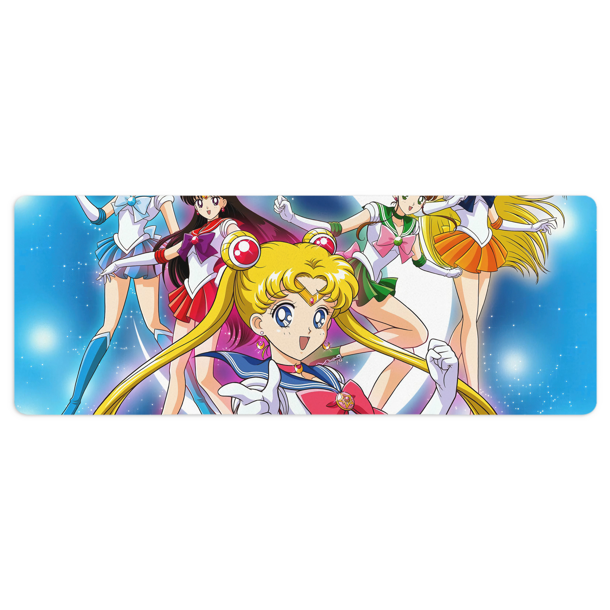 （画像用） 美少女戦士セーラームーン Sailor Moon ステッチ加工 大判デスクマット／滑り止めマウスパッド
