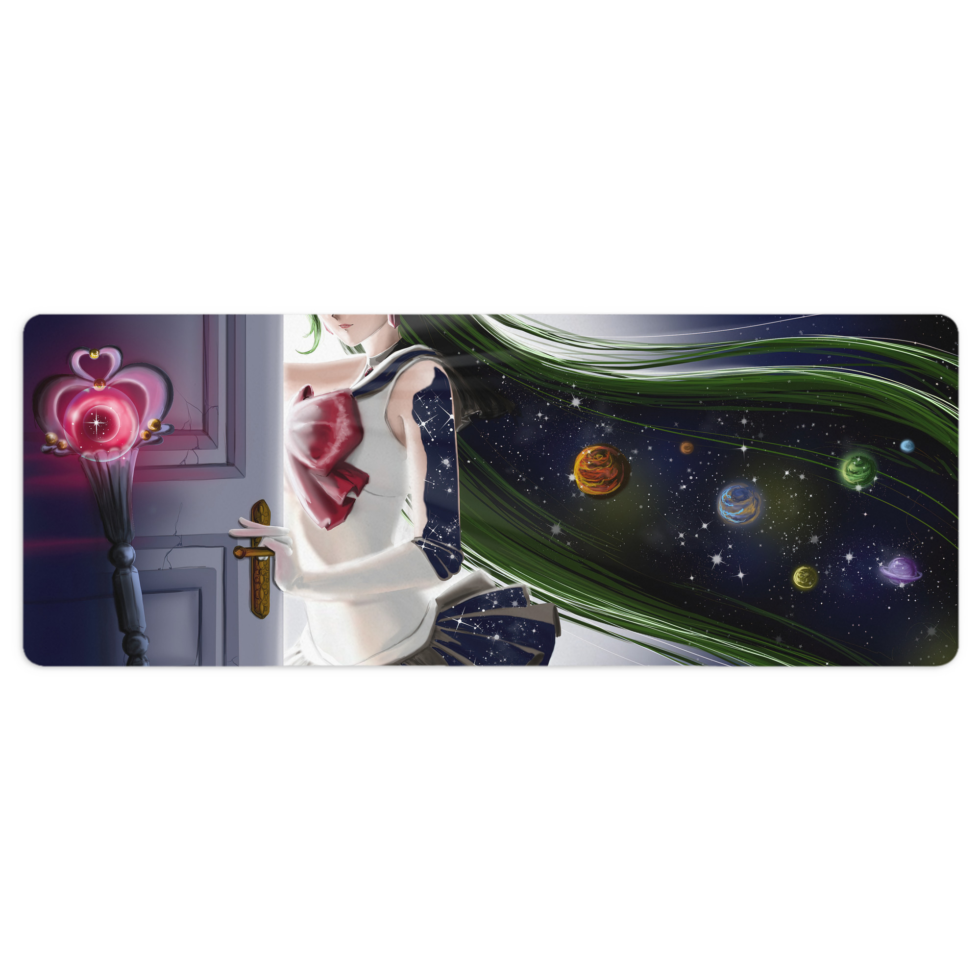 （画像用） 美少女戦士セーラームーン Sailor Moon ステッチ加工 大判デスクマット／滑り止めマウスパッド