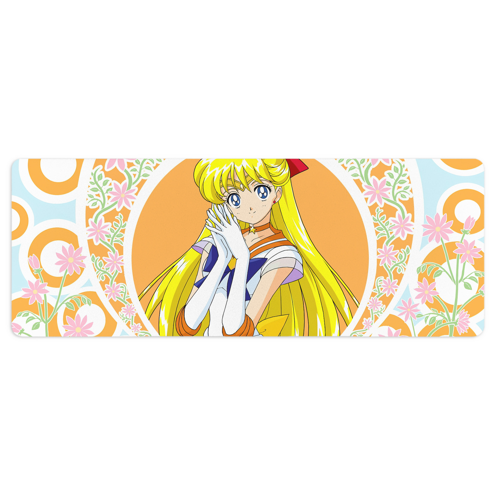 （画像用） 美少女戦士セーラームーン Sailor Moon ステッチ加工 大判デスクマット／滑り止めマウスパッド