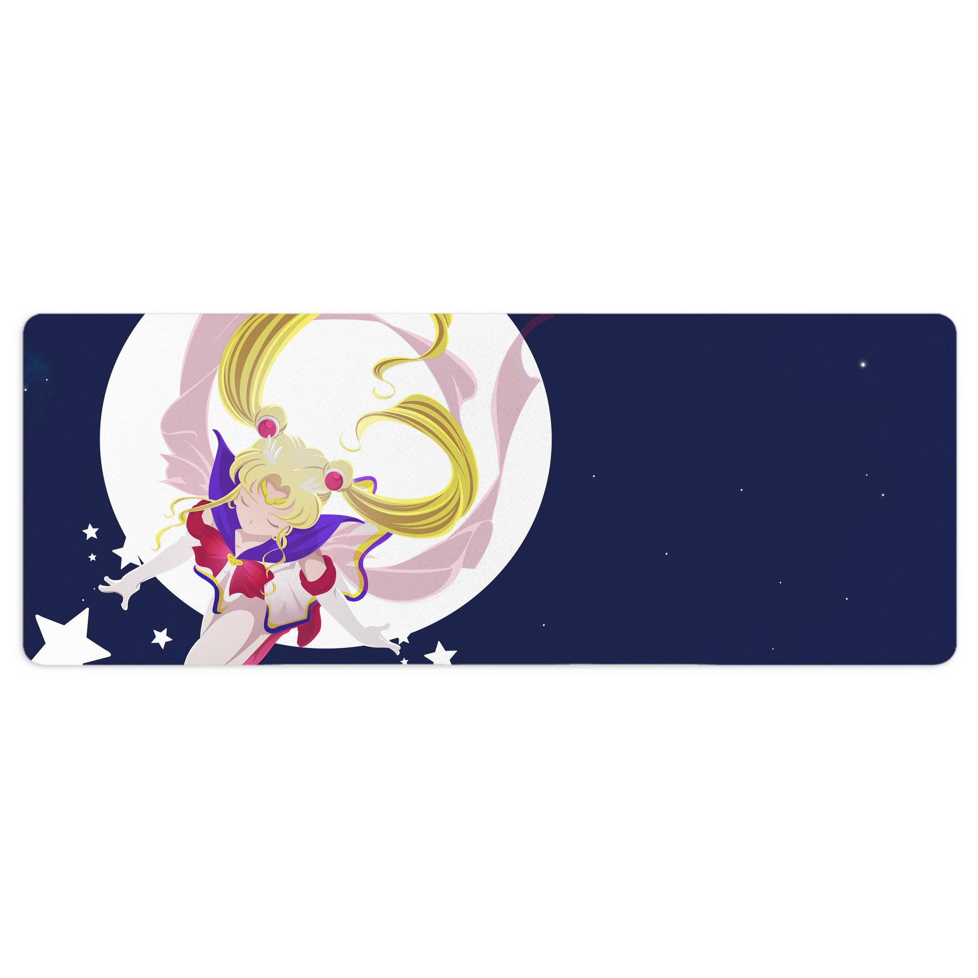 （画像用） 美少女戦士セーラームーン Sailor Moon ステッチ加工 大判デスクマット／滑り止めマウスパッド