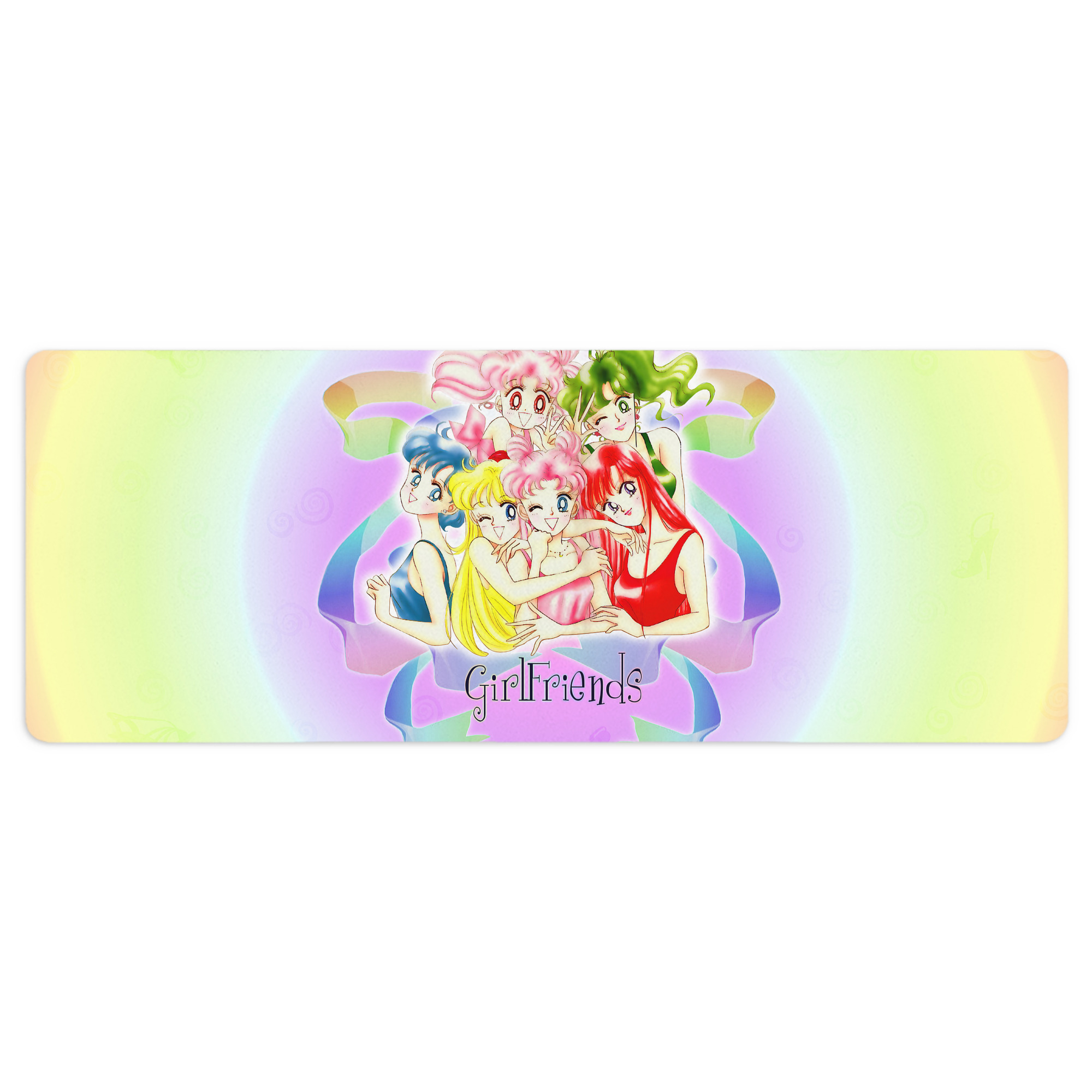 （画像用） 美少女戦士セーラームーン Sailor Moon ステッチ加工 大判デスクマット／滑り止めマウスパッド