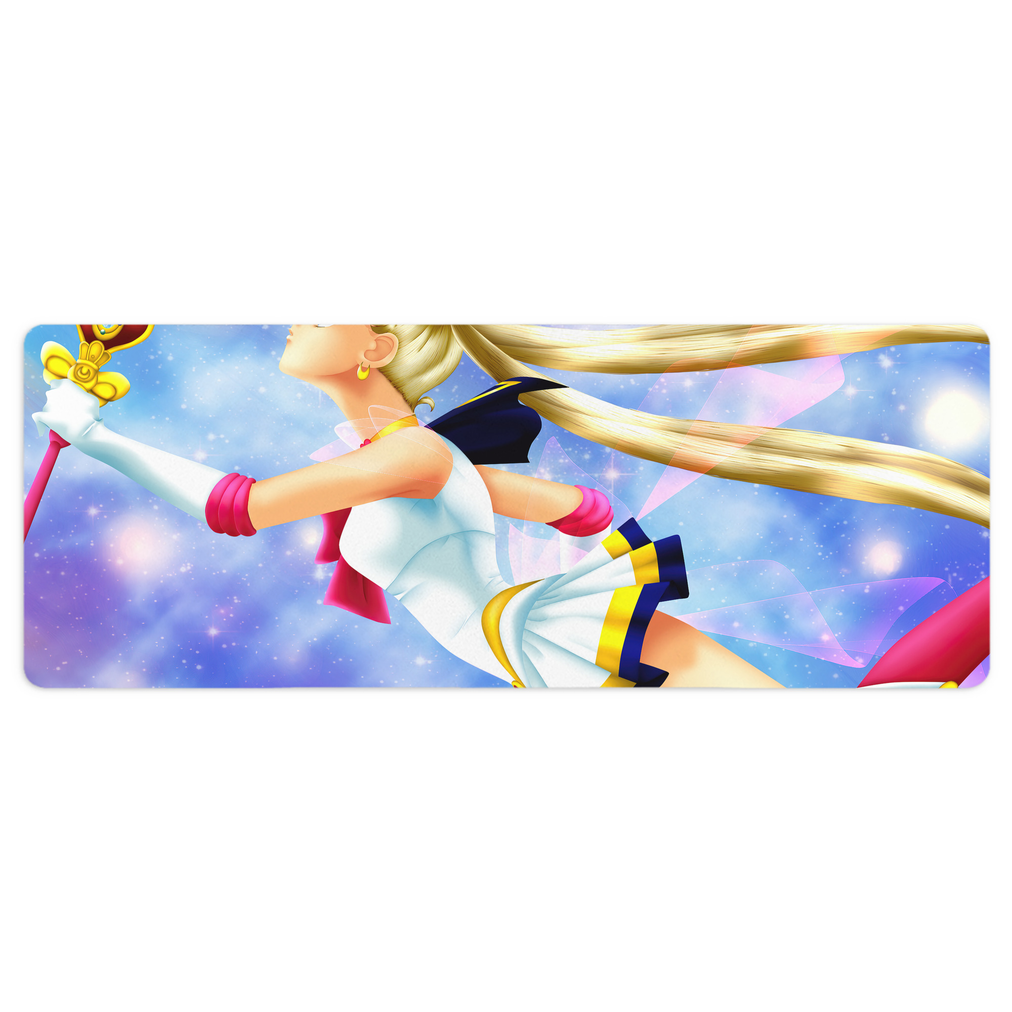 （画像用） 美少女戦士セーラームーン Sailor Moon ステッチ加工 大判デスクマット／滑り止めマウスパッド