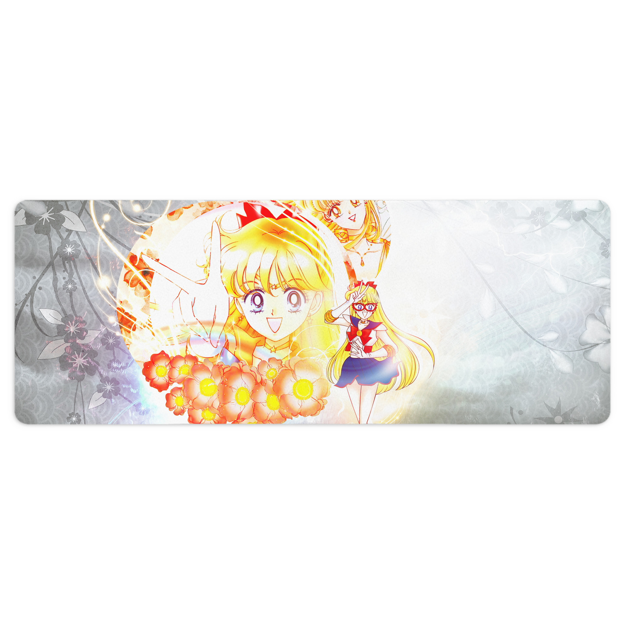 （画像用） 美少女戦士セーラームーン Sailor Moon ステッチ加工 大判デスクマット／滑り止めマウスパッド