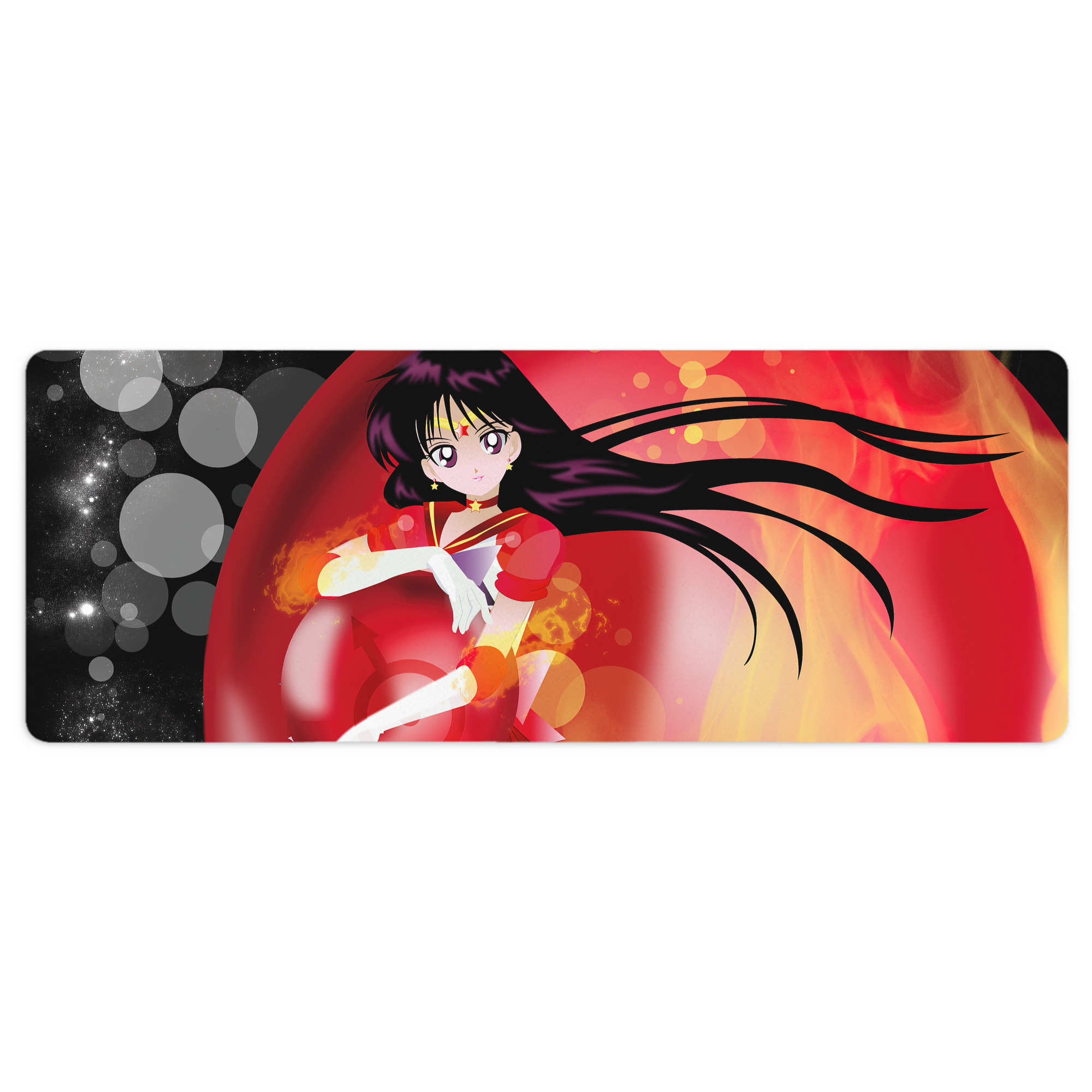 （画像用） 美少女戦士セーラームーン Sailor Moon ステッチ加工 大判デスクマット／滑り止めマウスパッド