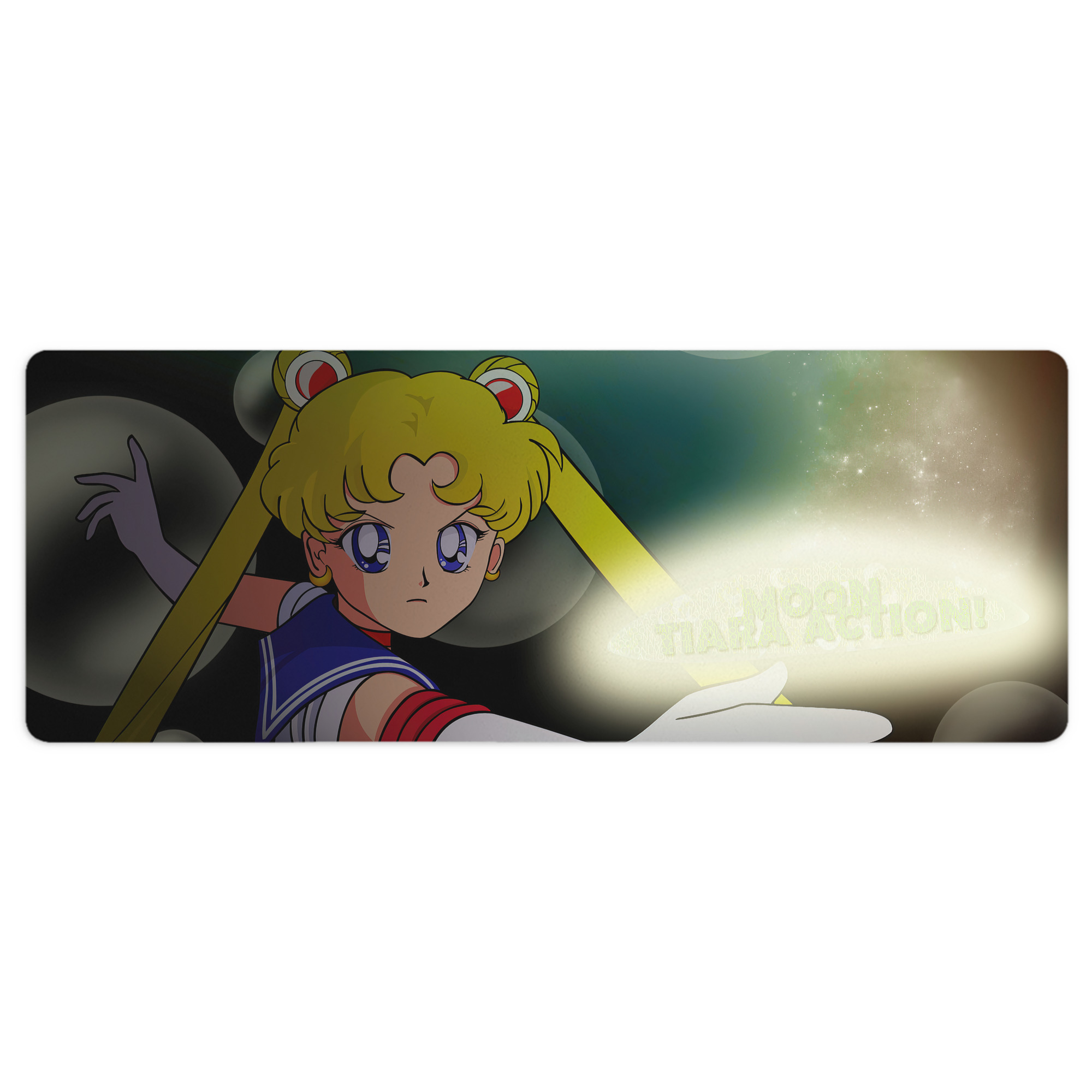 （画像用） 美少女戦士セーラームーン Sailor Moon ステッチ加工 大判デスクマット／滑り止めマウスパッド