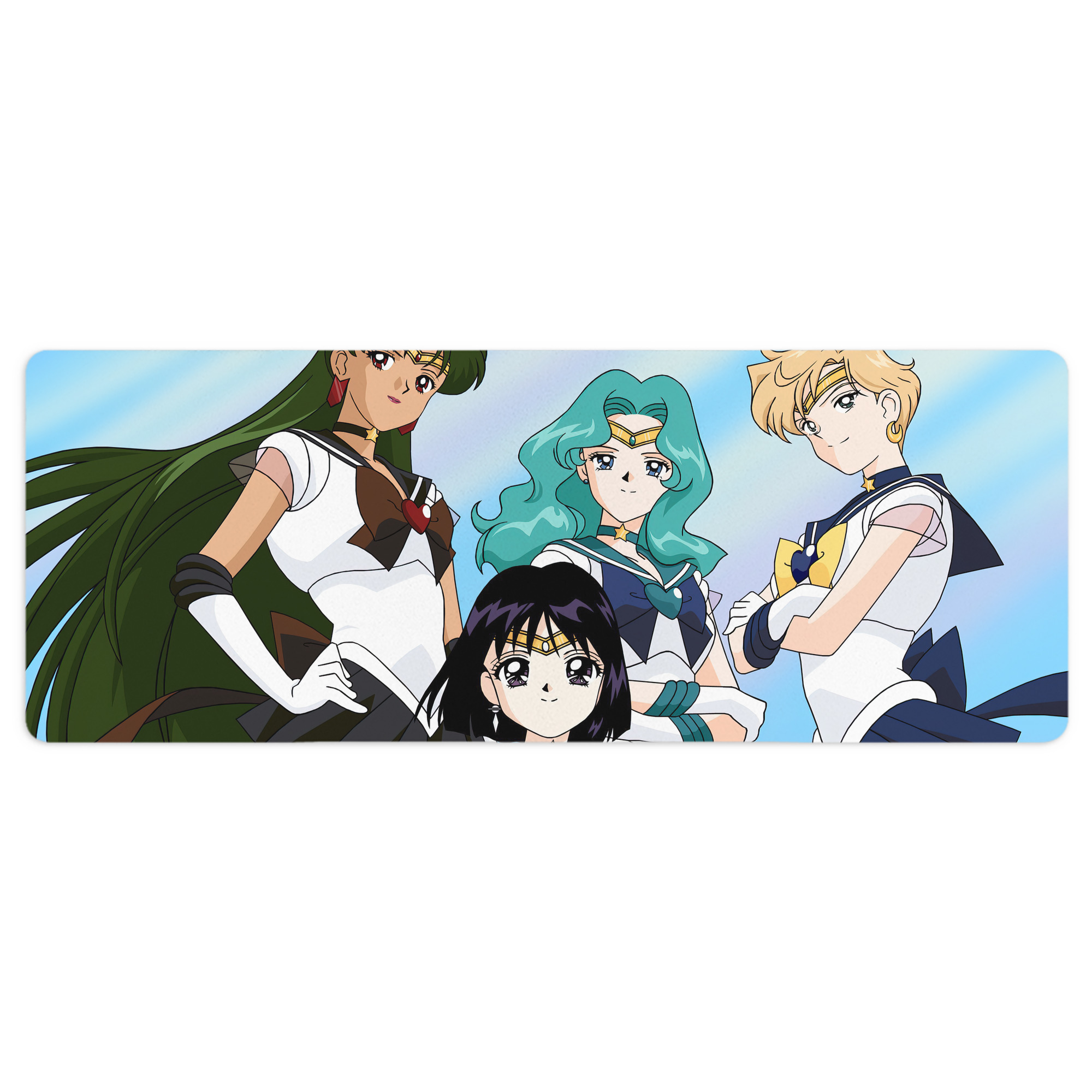 （画像用） 美少女戦士セーラームーン Sailor Moon ステッチ加工 大判デスクマット／滑り止めマウスパッド