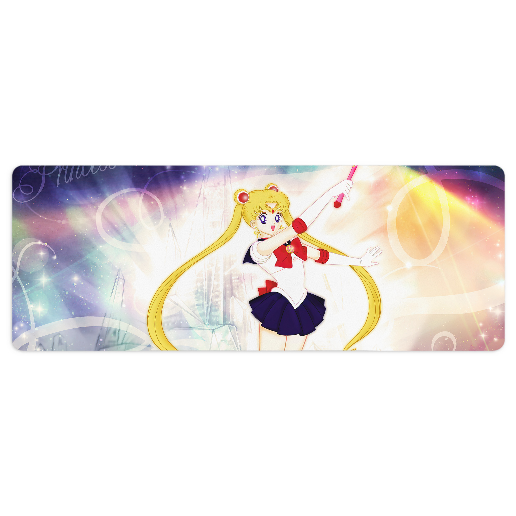（画像用） 美少女戦士セーラームーン Sailor Moon ステッチ加工 大判デスクマット／滑り止めマウスパッド