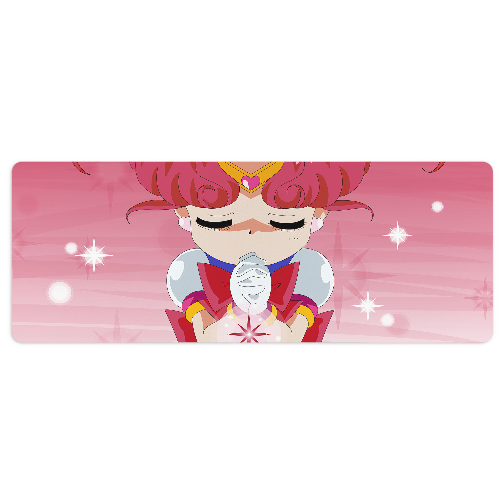 （画像用） 美少女戦士セーラームーン Sailor Moon ステッチ加工 大判デスクマット／滑り止めマウスパッド