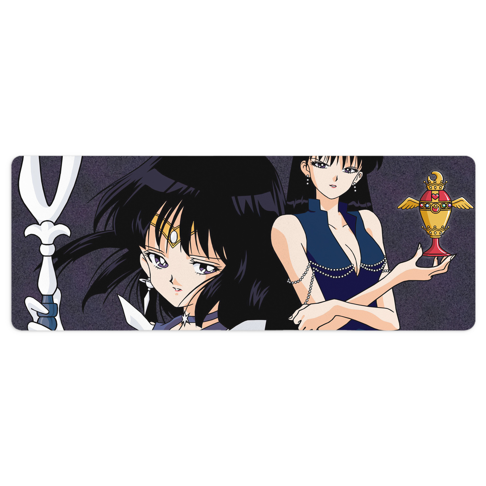 （画像用） 美少女戦士セーラームーン Sailor Moon ステッチ加工 大判デスクマット／滑り止めマウスパッド