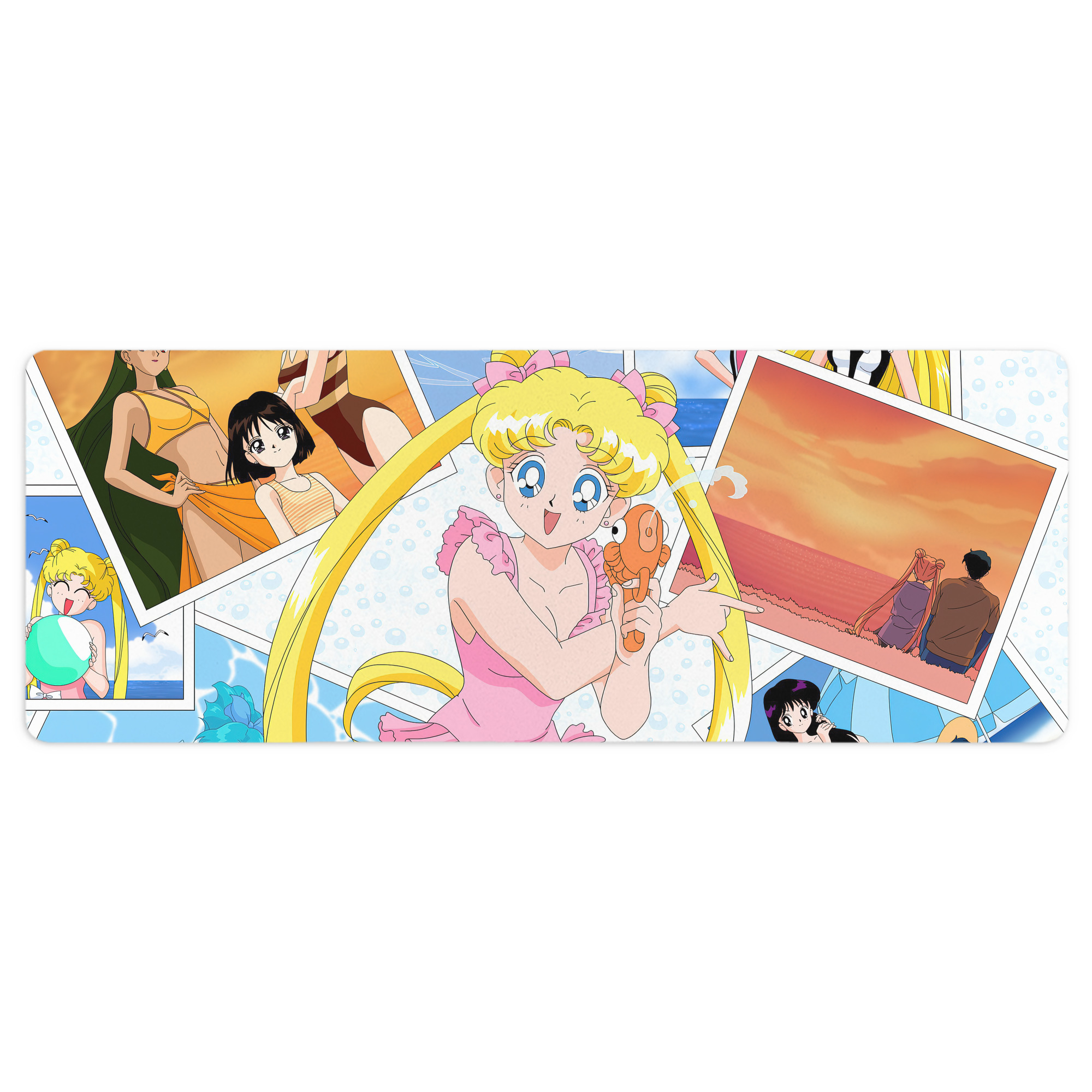 （画像用） 美少女戦士セーラームーン Sailor Moon ステッチ加工 大判デスクマット／滑り止めマウスパッド