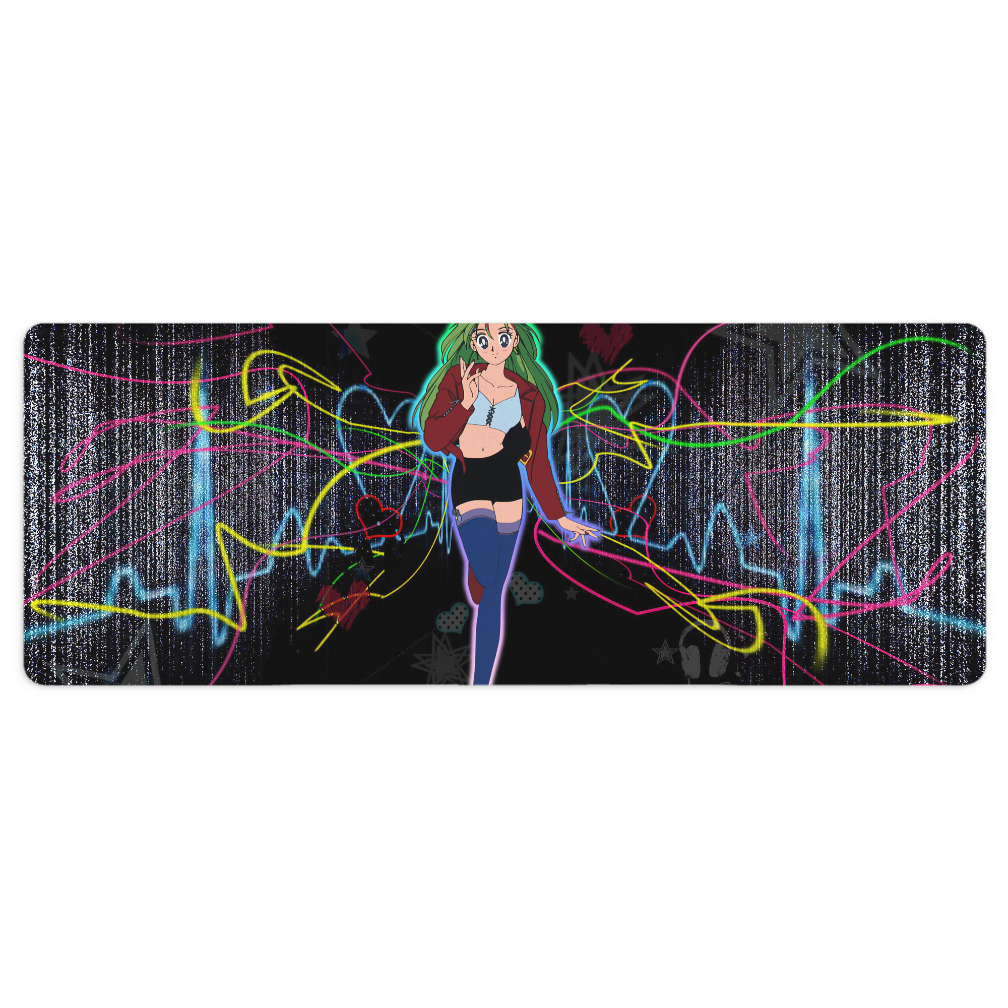（画像用） 美少女戦士セーラームーン Sailor Moon ステッチ加工 大判デスクマット／滑り止めマウスパッド