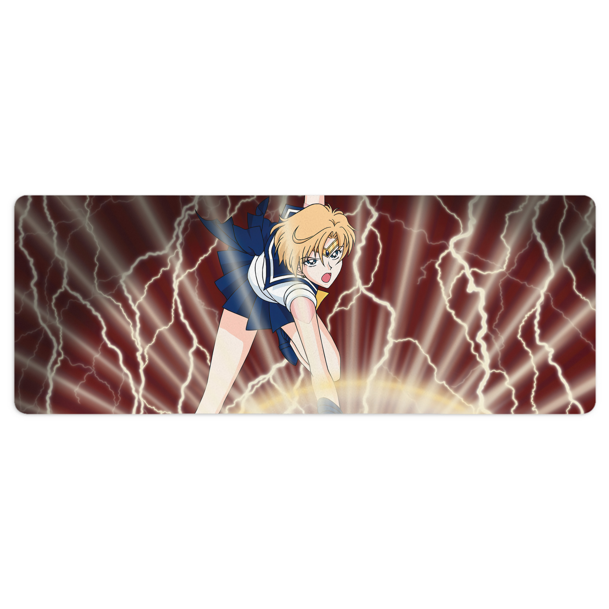 （画像用） 美少女戦士セーラームーン Sailor Moon ステッチ加工 大判デスクマット／滑り止めマウスパッド