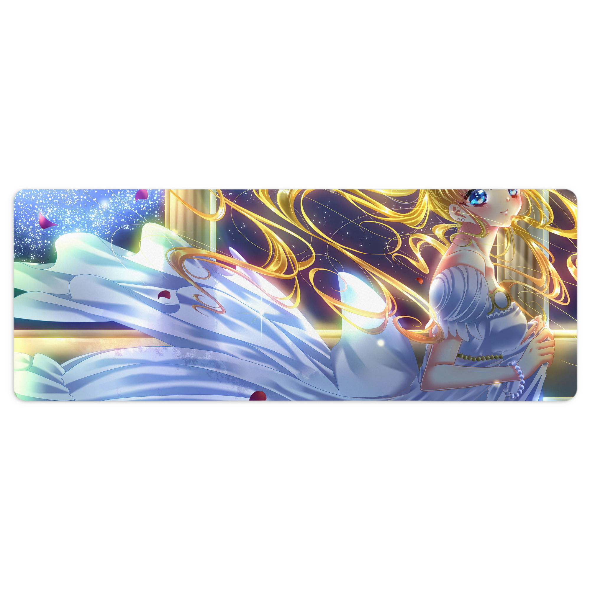 （画像用） 美少女戦士セーラームーン Sailor Moon ステッチ加工 大判デスクマット／滑り止めマウスパッド
