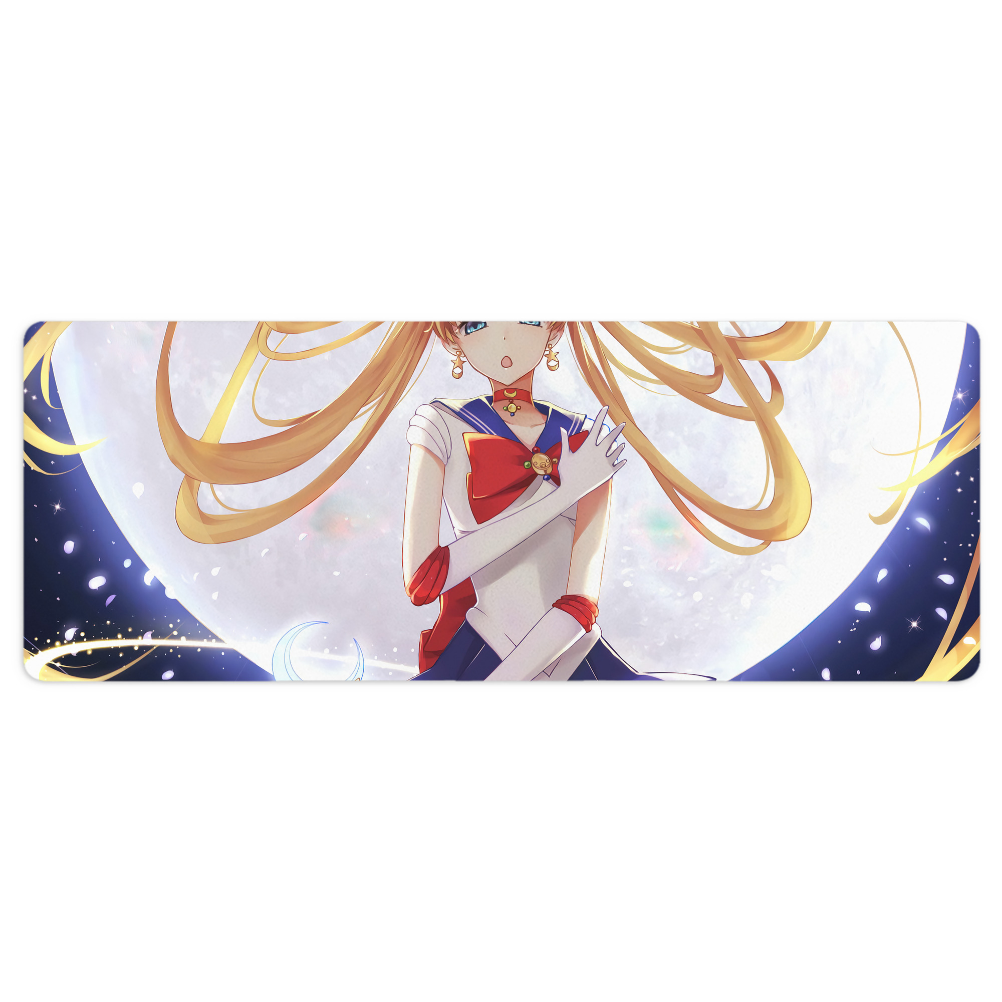 （画像用） 美少女戦士セーラームーン Sailor Moon ステッチ加工 大判デスクマット／滑り止めマウスパッド