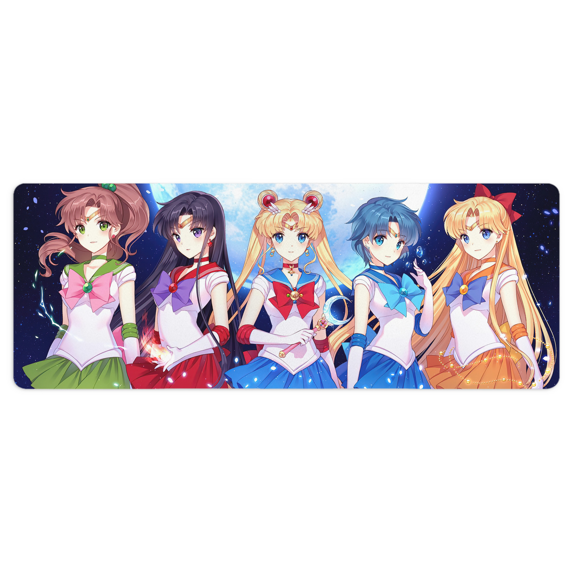 （画像用） 美少女戦士セーラームーン Sailor Moon ステッチ加工 大判デスクマット／滑り止めマウスパッド