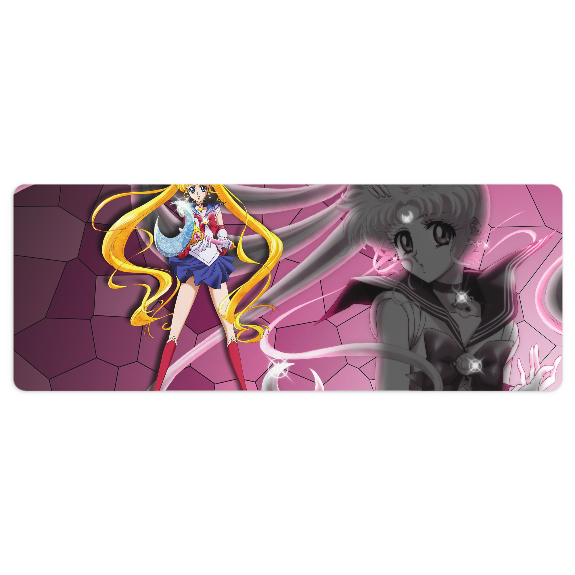 （画像用） 美少女戦士セーラームーン Sailor Moon ステッチ加工 大判デスクマット／滑り止めマウスパッド