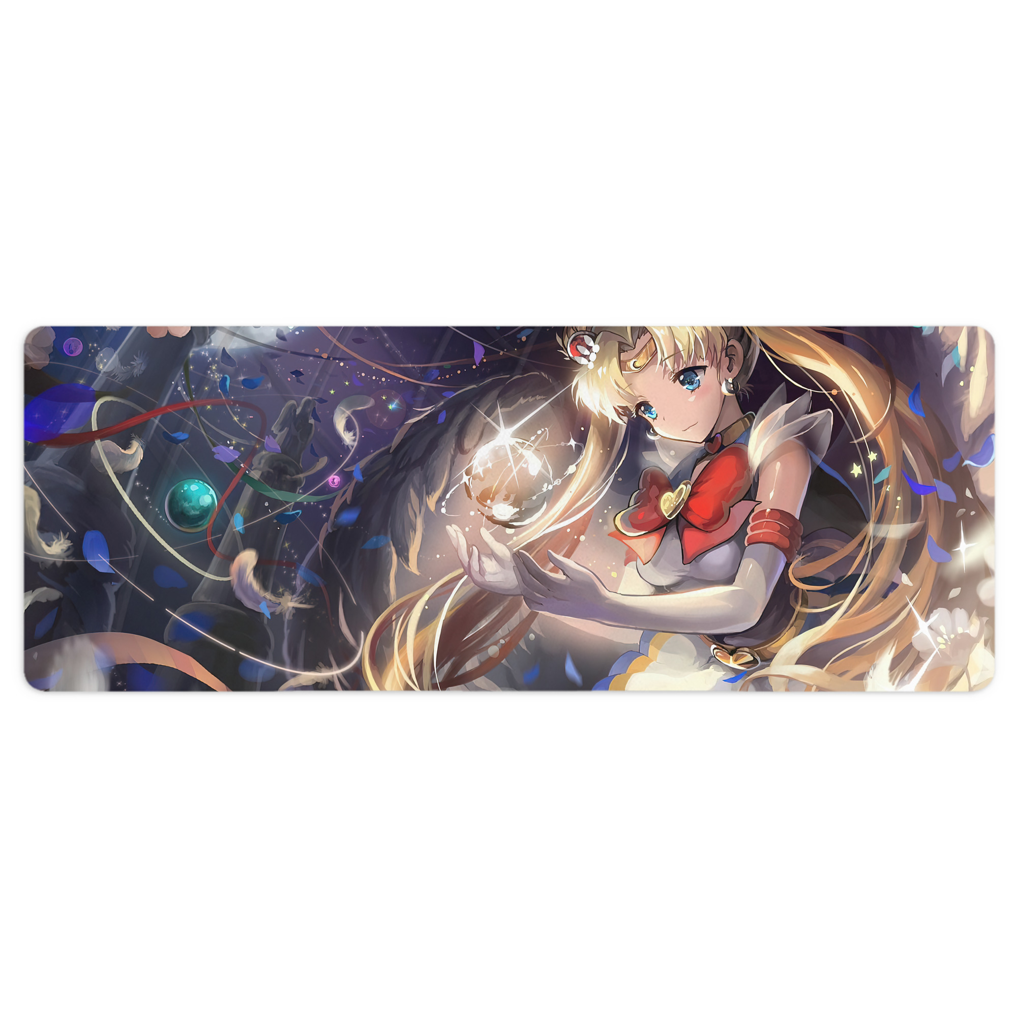 （画像用） 美少女戦士セーラームーン Sailor Moon ステッチ加工 大判デスクマット／滑り止めマウスパッド