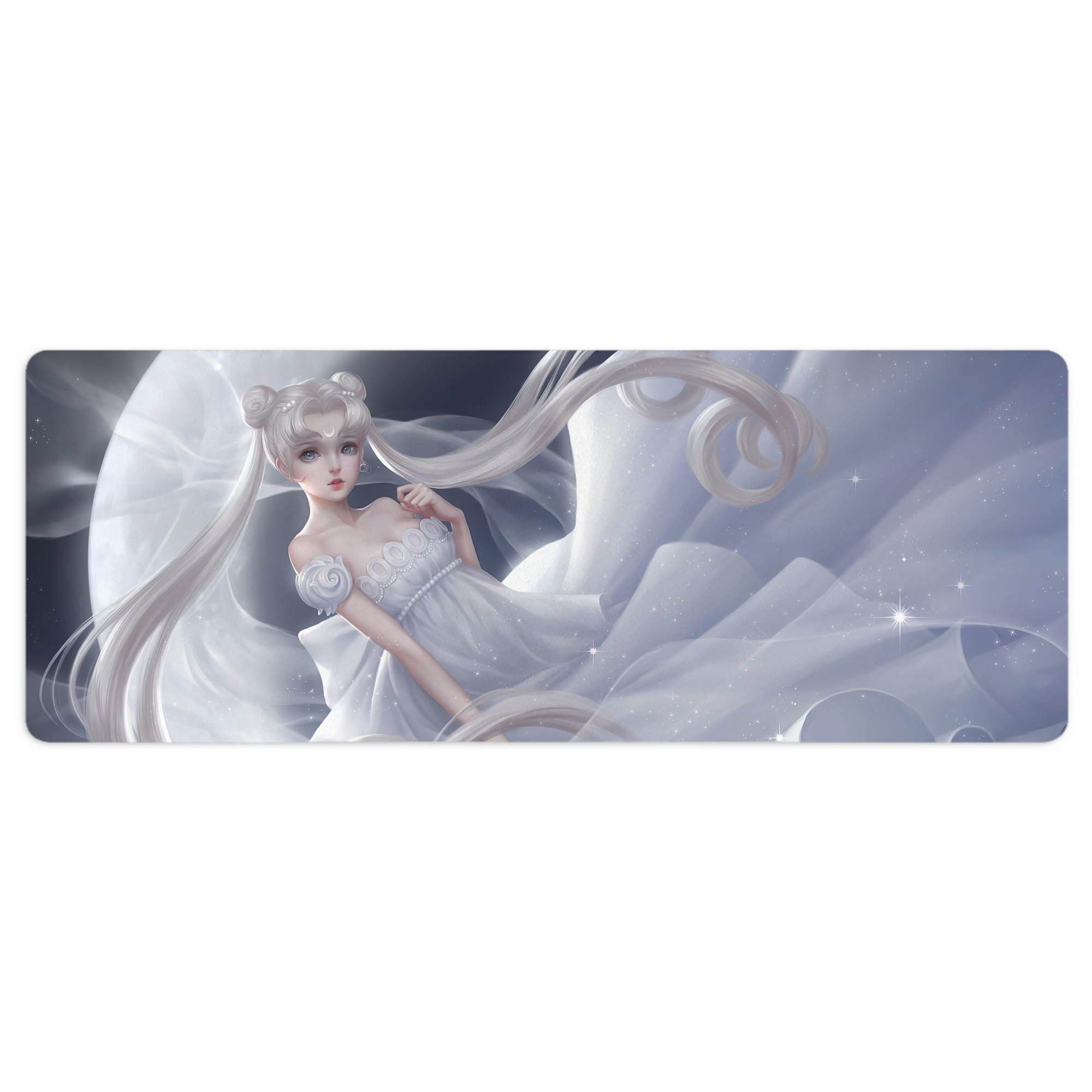 （画像用） 美少女戦士セーラームーン Sailor Moon ステッチ加工 大判デスクマット／滑り止めマウスパッド