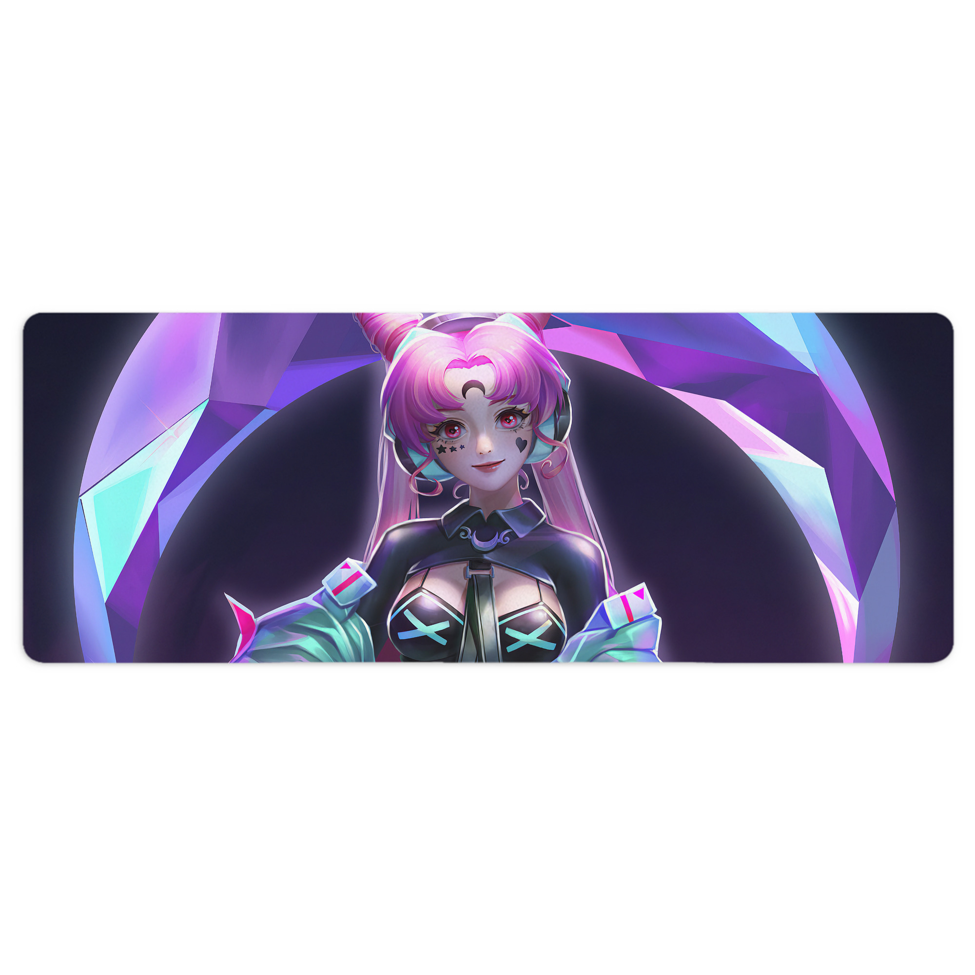 （画像用） 美少女戦士セーラームーン Sailor Moon ステッチ加工 大判デスクマット／滑り止めマウスパッド