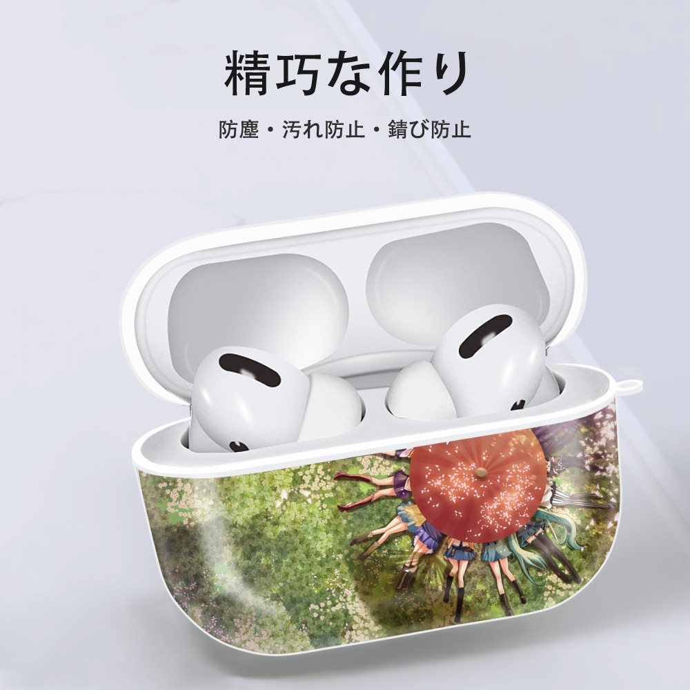 美少女戦士セーラームーン Sailor Moon 【AirPods Pro用】ハードシェル保護ケース 耐衝撃・防指紋・カラビナ付き商品仕様