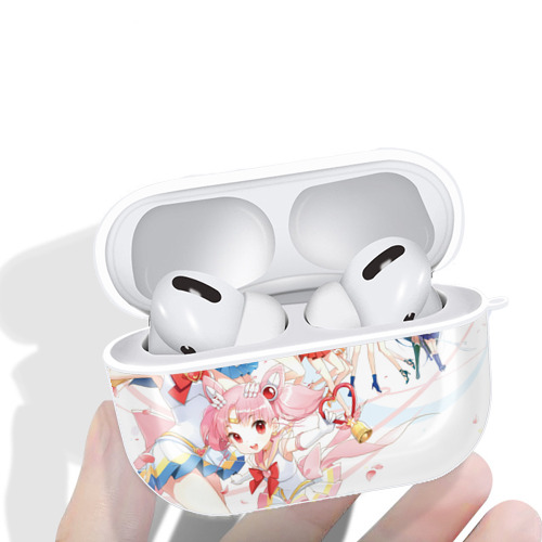 美少女戦士セーラームーン Sailor Moon 【AirPods Pro用】ハードシェル保護ケース 耐衝撃・防指紋・カラビナ付き商品仕様