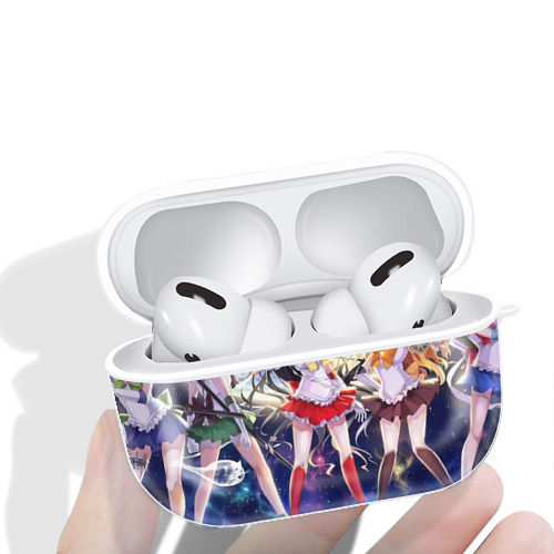 美少女戦士セーラームーン Sailor Moon 【AirPods Pro用】ハードシェル保護ケース 耐衝撃・防指紋・カラビナ付き商品仕様