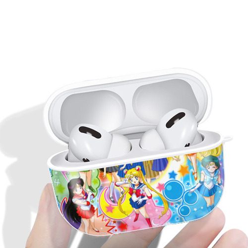 美少女戦士セーラームーン Sailor Moon 【AirPods Pro用】ハードシェル保護ケース 耐衝撃・防指紋・カラビナ付き商品仕様
