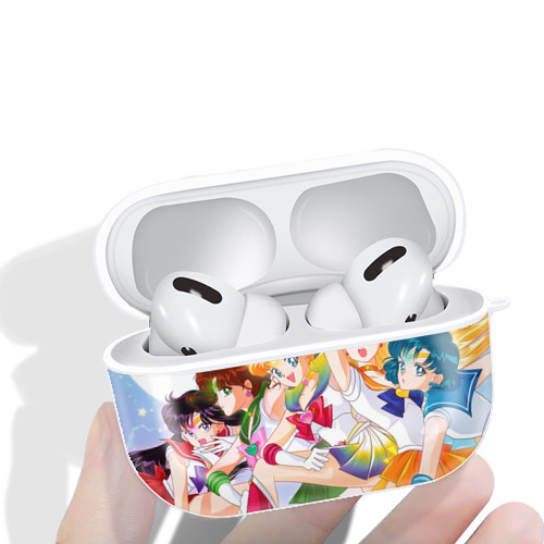 美少女戦士セーラームーン Sailor Moon 【AirPods Pro用】ハードシェル保護ケース 耐衝撃・防指紋・カラビナ付き商品仕様