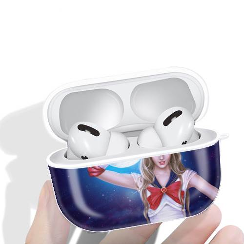 美少女戦士セーラームーン Sailor Moon 【AirPods Pro用】ハードシェル保護ケース 耐衝撃・防指紋・カラビナ付き商品仕様