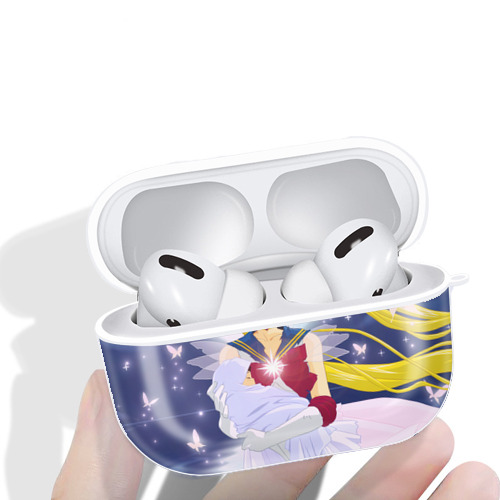 美少女戦士セーラームーン Sailor Moon 【AirPods Pro用】ハードシェル保護ケース 耐衝撃・防指紋・カラビナ付き商品仕様