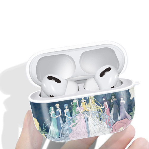 美少女戦士セーラームーン Sailor Moon 【AirPods Pro用】ハードシェル保護ケース 耐衝撃・防指紋・カラビナ付き商品仕様