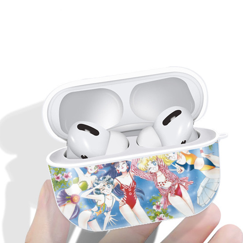 美少女戦士セーラームーン Sailor Moon 【AirPods Pro用】ハードシェル保護ケース 耐衝撃・防指紋・カラビナ付き商品仕様